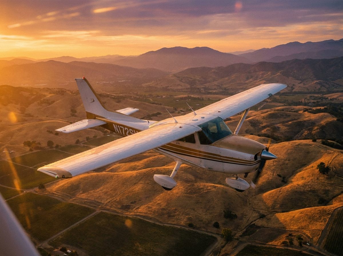 Cessna 172 with GPS